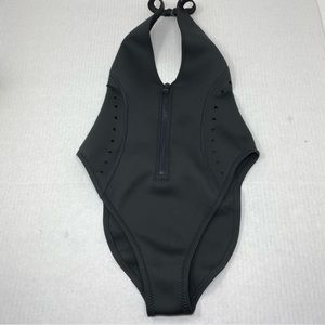 Gigi C Grace Laser Cut One Piece Swimsuit XS